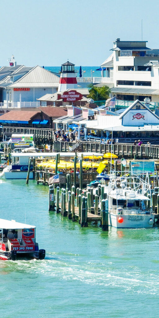 John's Pass Marina is the #1 Tourist Destination in Clearwater/St. Petersburg Tourist Area