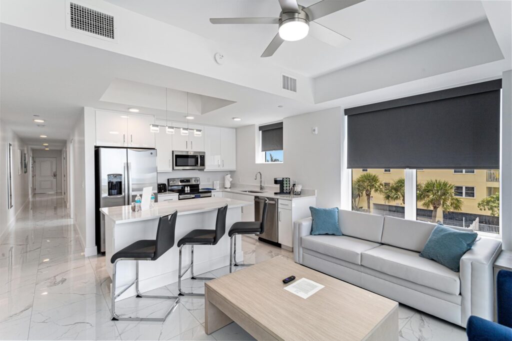 Ocean Club Treasure Island Hotel 2 bedroom Gulf Front Corner Suite