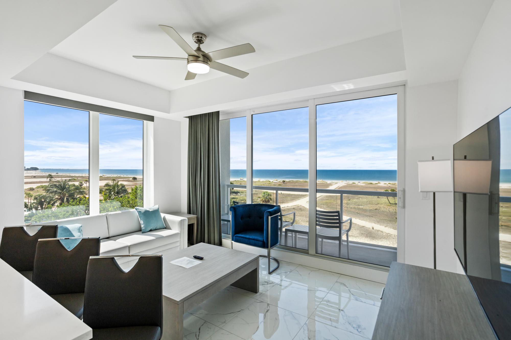 Ocean Club Treasure Island Hotel 2 bedroom Gulf Front Corner Suite Upper Floor