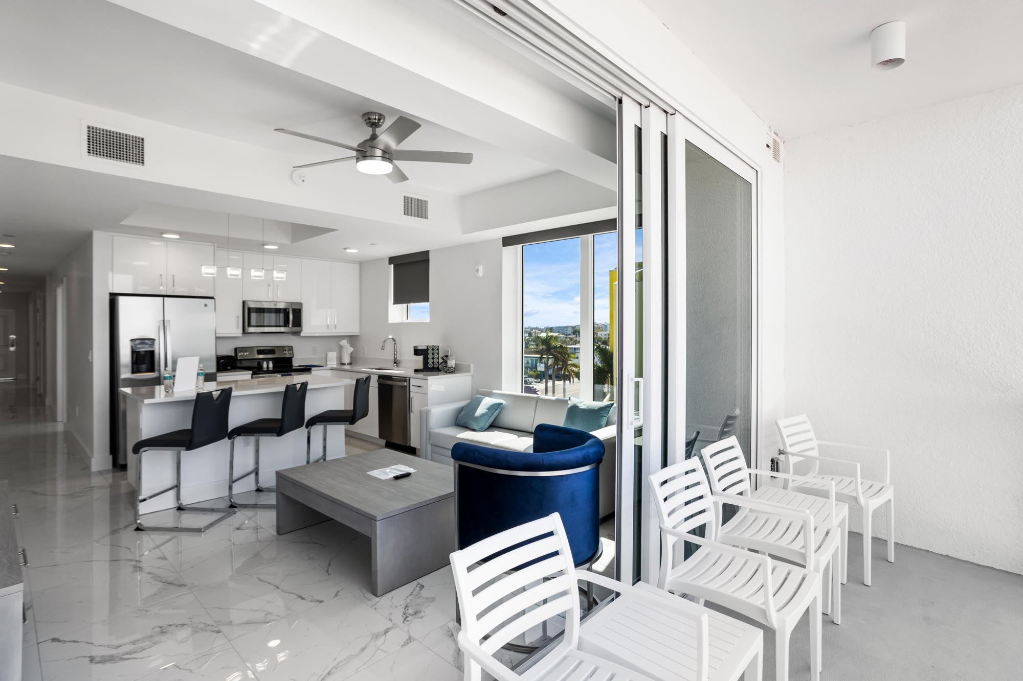 Ocean Club Treasure Island Hotel 2 bedroom Gulf Front Corner Suite Upper Floor